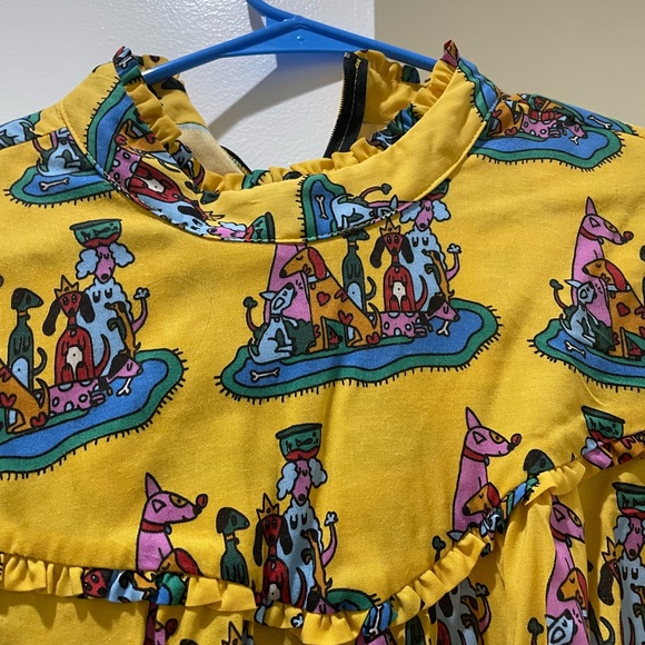 Nooworks Dresses & Skirts - Women’s Nooworks Dog Party Print Dress in Stevie Style, size M.